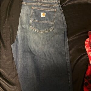 Carhartt Relaxed Fit Dark Blue Jeans